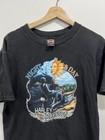 Vintage Harley Davidson Night And Day Tee Shirt Eagle