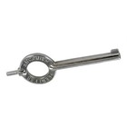 Peerless Model 4100 Standard Handcuff Key  Nickel