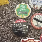 Lot Of 25 Vintage Alcohol Brand Enamel Lapel Pins Button - Coors St Pauli Cuervo