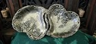 Godinger Silver Art Co  Ltd Double Heart Grapevine Candy Trinket Dish Tray