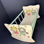  rare  Vintage Cabbage Patch Kids Crib Cradle 1980s Great Condition Mint Green