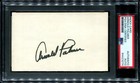 Slabbed Psa Dna Arnold Palmer Signed Autograph 3x5 Card Golf Legend New