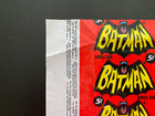Rare 1966 Topps Batman Wax Wrapper All Original - Near Mint With High Gloss