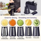 Multi-function Kitchen Tool  Chopper dicer slicer roller Cutter - 5 Blades Set