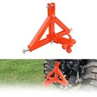 3 Point Hitch Receiver 2  Trailer Hitch 3-ball And Towing Hook For Category 1