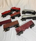 Vintage O Gauge Train Car Lot   Lionel  Mixed Set Post War Die Cast And Plastic