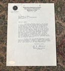 J  Edgar Hoover Signed Typed Letter Signed  tls  Fbi Director Jsa 196013   Photo