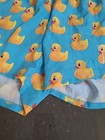 Chicknlegs Chicken Legs 4    Half Split Shorts Yellow Blue Rubber Ducky Mens M Nwt