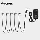    donner Guitar Effects Pedal Power Supply Adapter 5 Way Chain 1a 9v Dc Adapter
