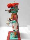 Vintage Mid Century Hopi Pueblo Indian 9 5 8  T  Hand Crvd Cottonwood Kachina -