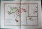 1788 - Bonne -  Map Falkland Islands