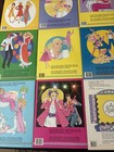 Lot Of 9 Uncut Golden Vintage Barbie Paper Doll Books From The 1980s