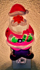 Holiday Time Santa Claus Plastic Night Light Plug-in Christmas Decoration