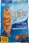 2 Bag 9lives Daily Essentials Dry Cat Food  20-pound Bag
