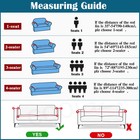 Stretch Sofa Cover Geometry Furniture Protector Couch Cover With Elastic Bottom