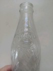 Pepsi Cola Vintage Clear Glass Swirl Bottle 10 Oz