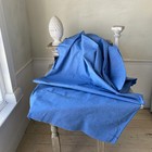 Blue Chambray Rare 1930 1940 s French Shirting Unused Vintage Workwear Fabr