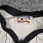 New York Yankees Jersey Mens Large White Mlb Cooperstown Collection Shirt Size L