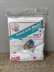 Riegel Fitted Crib Sheet Vintage 100  Cotton Teddy Beddy Bear And Friends Usa