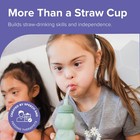 Talktools Honey Bear Silicone Straw Cup  Dishwasher Safe Baby Drinking Bottle   