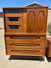 Mid Century Modern Young Mfg Highboy Bedroom Dresser
