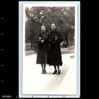 Old Vintage Photo Pair Duo Women Outside Antique Photograph Snapshot Picture