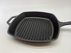Lodge Cast Iron Grill 10 5  Skillet Pan Seasoned Square Griddle 8sgp Made In Usa