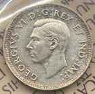 Canada 1947 Maple Leaf 10 Cents Dime Silver Coin - Iccs Ms-64