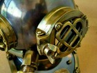 Scuba Deep Sea Sca Antique Diving Divers Helmet Us Navy Mark V Solid Brass Gift