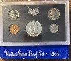 1968-s United States Mint 5 Piece Proof Set Coins Ogp 40  Silver Kennedy Coin