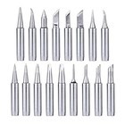  17pcs Soldering Iron Tips Kit 900m Lead-free Solder Iron Tip Welding Silver 17
