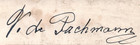 Signed Autograph Theatre Programme Vladimir De Pachmann Russian Pianist 1911