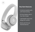 Beats By Dr  Dre Solo 4 Drenched Gray On Ear Wireless Bluetooth Headphones