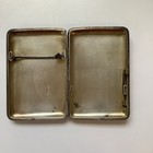 Antique Silver Cigarette Case Aa 84 Silver Purity  875 Russian Silver