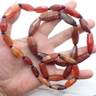 34  Strand Choice Antique Agate Carnelian Stone Necklace Trade Beads Africa