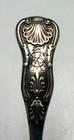 1853 Edinburgh Scottish Sterling Silver Kings Teaspoon