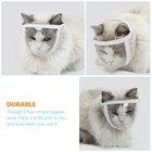 Pet Grooming Cover Portable Cat Muzzle Face Muzzles Breathable For