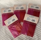 New In Pkg Mini Size Bubbles In Red pink Tubes W Heart Wand 5 Pkg Of 8 party Fun