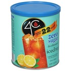 4c Zero Sugar Decaf Lemon Iced Tea Mix 13 9 Oz Canister Natural Refreshing Drink
