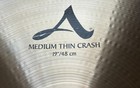 Zildjian A 19 Inch Medium Thin Crash Cymbal  1 695 Grams  Video Demo 