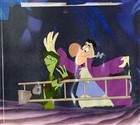 Original Production Cel Of Chimney Bill The Lizard And The Dodo From Alice In Wo