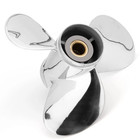 10 25x16 Boat Stainless Steel Propeller For Mercury 25-70hp 13 Tooth 48-16986