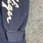 Tommy Hilfiger Hoodie Boys Large Navy Blue Full Zip Logo Sleeve Sweatshirt