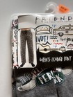 Friends Central Perk Gray Coffee Cup Pajama Bottoms Lounge Pants New