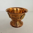 Vintage Copper Bowl - Pentagram Copper Offering Bowl