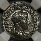 Roman Empire Gordian Iii  Ad 238-244 Ar Denarius Seven Hills Hoard Ngc Ch Xf