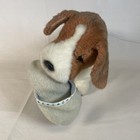 Vintage 1988 Avanti Puppy W slipper Jockline Italy Applause Plush Stuffed 14 