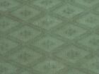Vintage Forest Green Heavy Weave Textile Obi Fabric Japan 100  Silk 26  L  418a