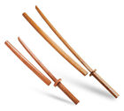 Bokken With Wood Scabbard Red Oak Sword Wooden Samurai Martial Art 29 5  Or 40  