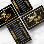 500 Thank You For Your Purchase Seller Business Cards 16pt Uv Gloss Or Matte